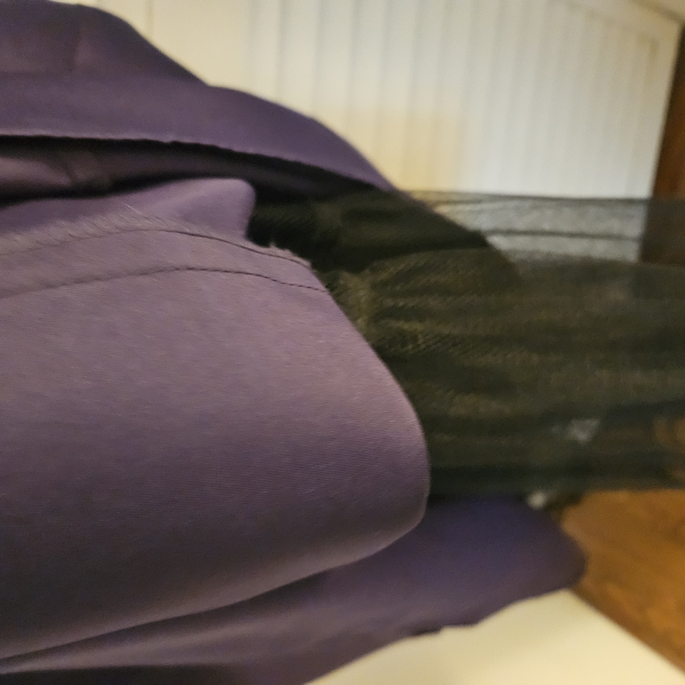 Elegant Purple Strapless Dress - Picture 3 of 5